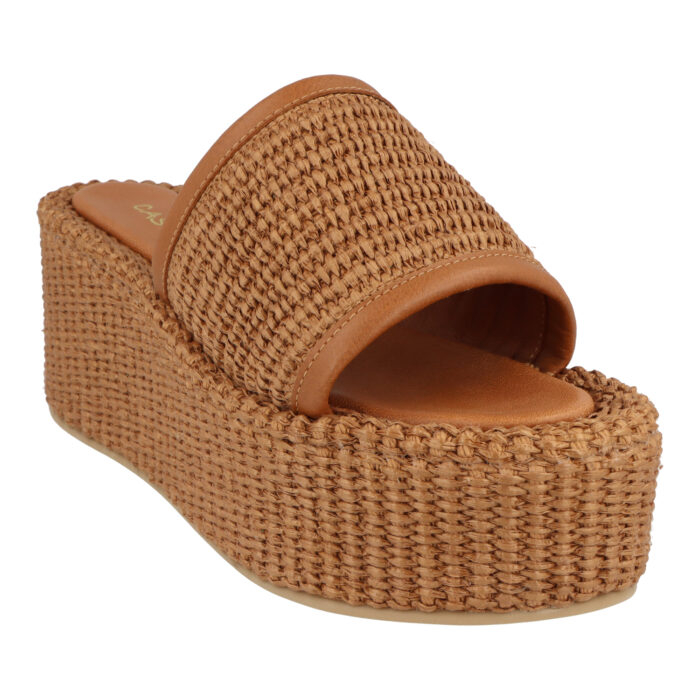 923 / Raffia Cuoio – Tudor Cuero
